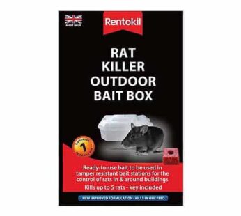 Rentokil Rat Killer Outdoor Bait Box