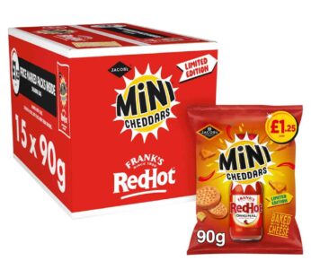 Jacob’s Mini Cheddars Franks RedHot 90g
