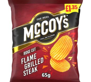 McCoy’s Flame Grilled Steak Crisps 65g, £1.35 PMP