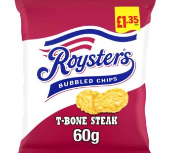 Roysters T-Bone Steak Crisps 60g, £1.35 PMP