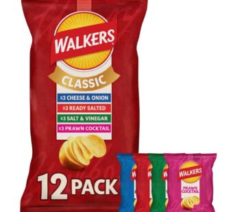 Walkers Classic Variety Multipack Crisps 12x25g