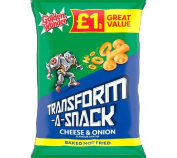 Golden Wonder Transform-A-Snack Cheese & Onion Flavour Snacks 56g