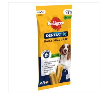 PEDIGREE® DENTASTIX™ Daily Dental Chews Medium Dog Treat 5 Sticks