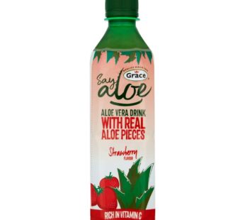 Grace Say Aloe Vera Drink Strawberry Flavour 500ml