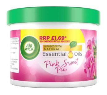 Air Wick Pink Sweet Pea Gel Tin 70g Lasts for up to 30 days