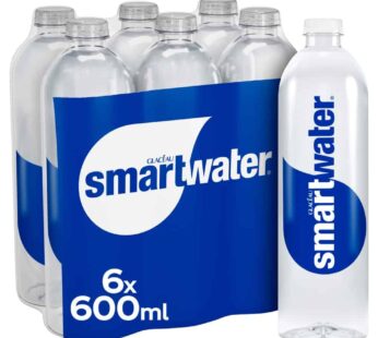 Glaceau Smartwater 6 x 600ml Bottles
