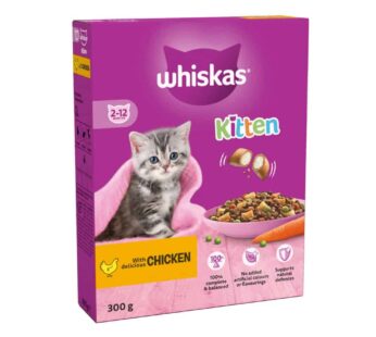 Whiskas Kitten Chicken Dry Cat Food 300g