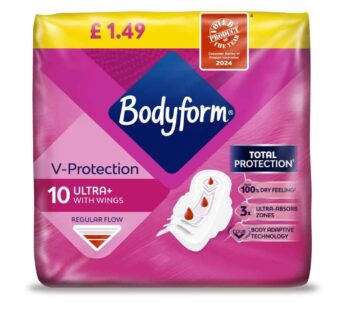 Bodyform Cour-V Ultra Normal Sanitary Towels Wings 10 pack