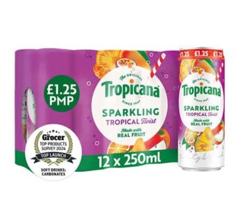 Tropicana Sparkling Tropical Twist Juice Drink 250ml