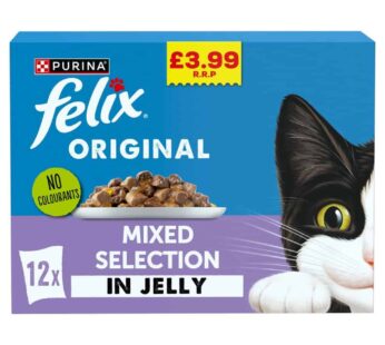FELIX Original Mixed Selection in Jelly Wet Cat Food 12x85g PMP