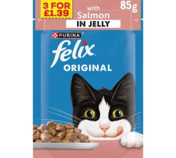 FELIX Original Salmon Wet Cat Food 85g PMP
