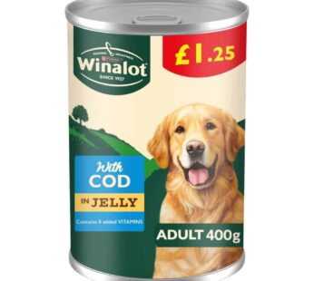WINALOT Classics Mixed in Jelly Cod Wet Dog Food 400g PMP